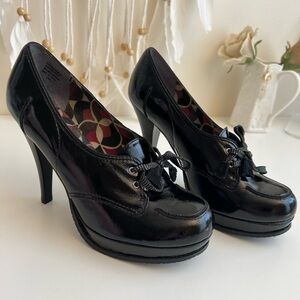 Lovely People Patent leather platform shoes